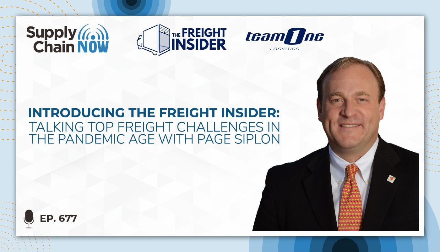Talking Top Freight Challenges in the Pandemic Age with Page Siplon