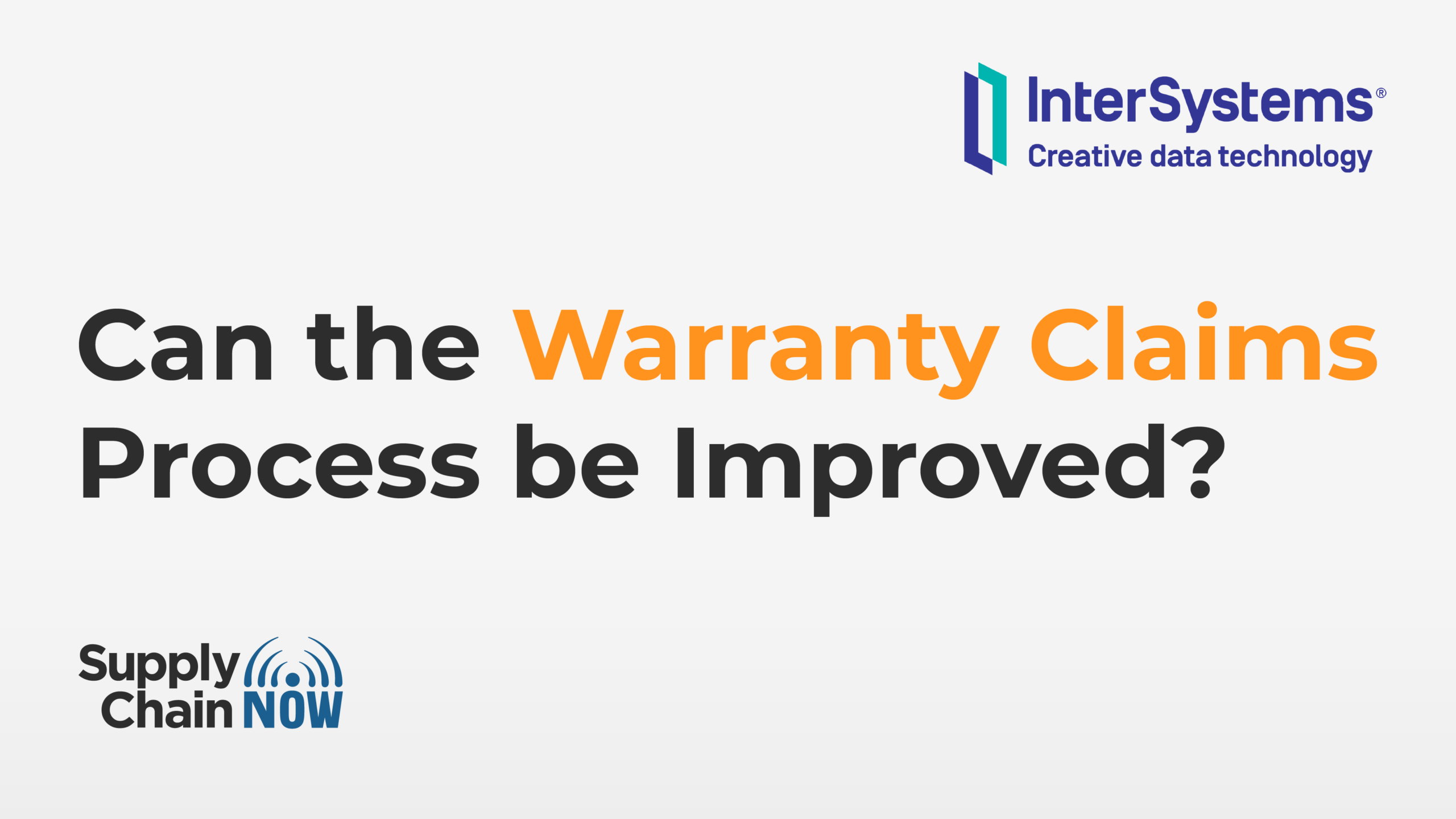 Can the Warranty Claims Process be Improved?